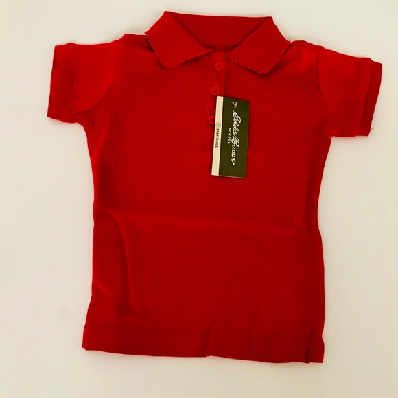 New Eddie Bauer 2T Child’s Shirt Engine Red - Picture 13 of 16